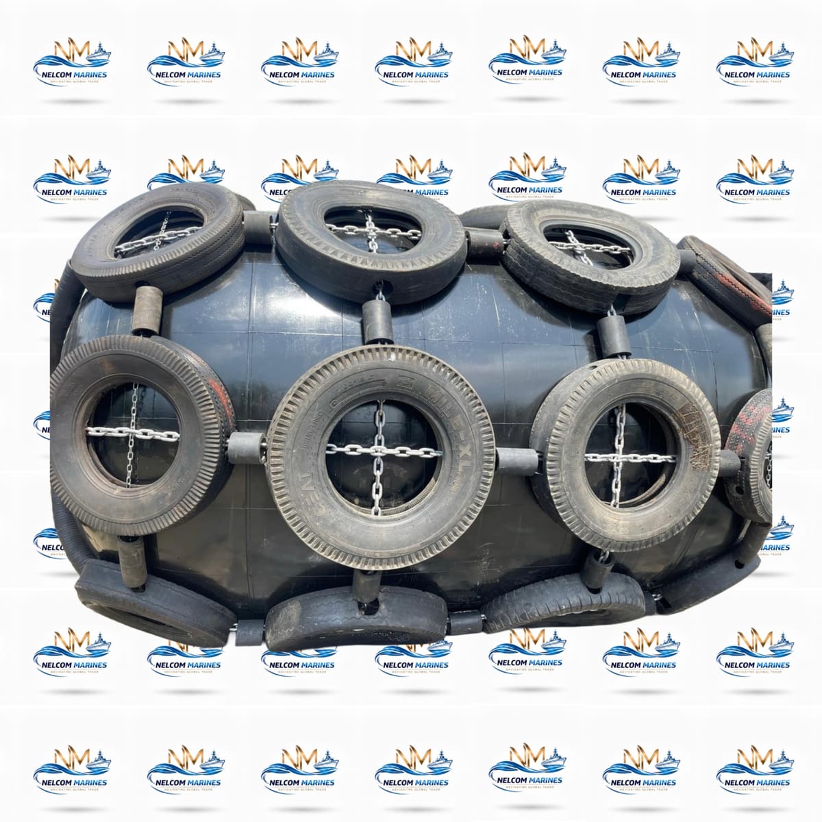 Used YOKOHAMA 2.0 x 3.5 MTR  YOKOHAMA 2.0 x 3.5 MTR PNEUMATIC RUBBER FENDER - Marine Equipment & Supplies - Alang Marine Spares