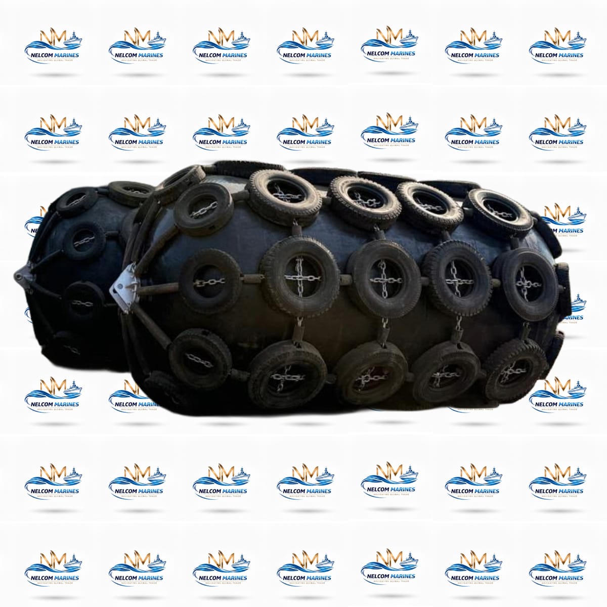 Used YOKOHAMA 2.5-5.5 PNEUMATIC RUBBER FENDER YOKOHAMA 2.5 x 5.5 MTR PNEUMATIC RUBBER FENDER - Marine Equipment & Supplies Alang Spare Parts Market - View 4