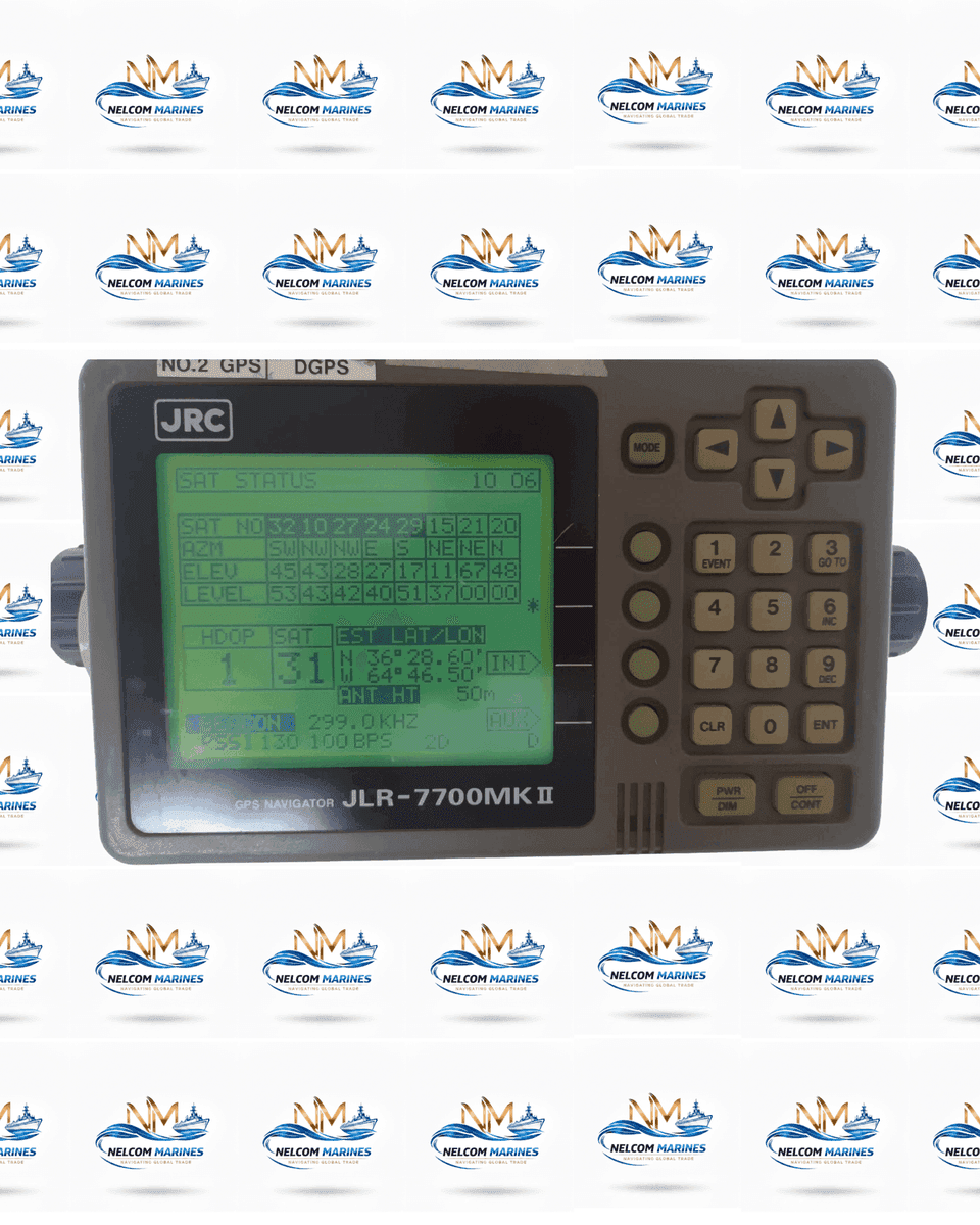 Click to enlarge Used JRC JLR-7700 MK2 JRC JLR-7700 MK2 MARINE GPS - MARINE NAVIGATION from Alang Ship Breaking Yard