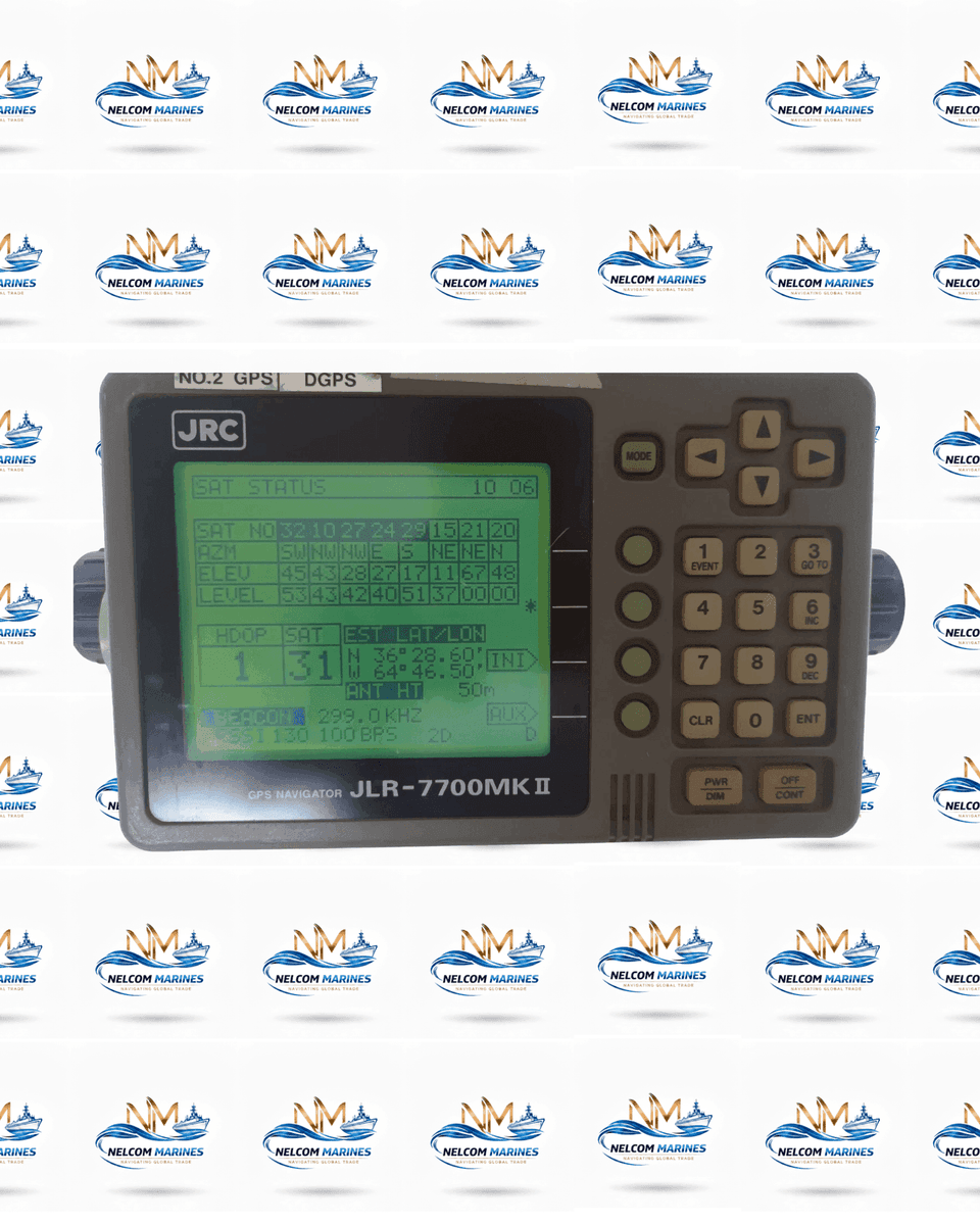 Used JRC JLR-7700 MK2 JRC JLR-7700 MK2 MARINE GPS - MARINE NAVIGATION - Alang Marine Spares