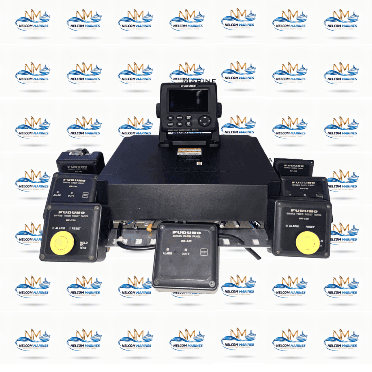 Used FURUNO BR-500 FURUNO BR 500 BNWAS SYSTEM  - MARINE NAVIGATION Alang Spare Parts Market - View 4