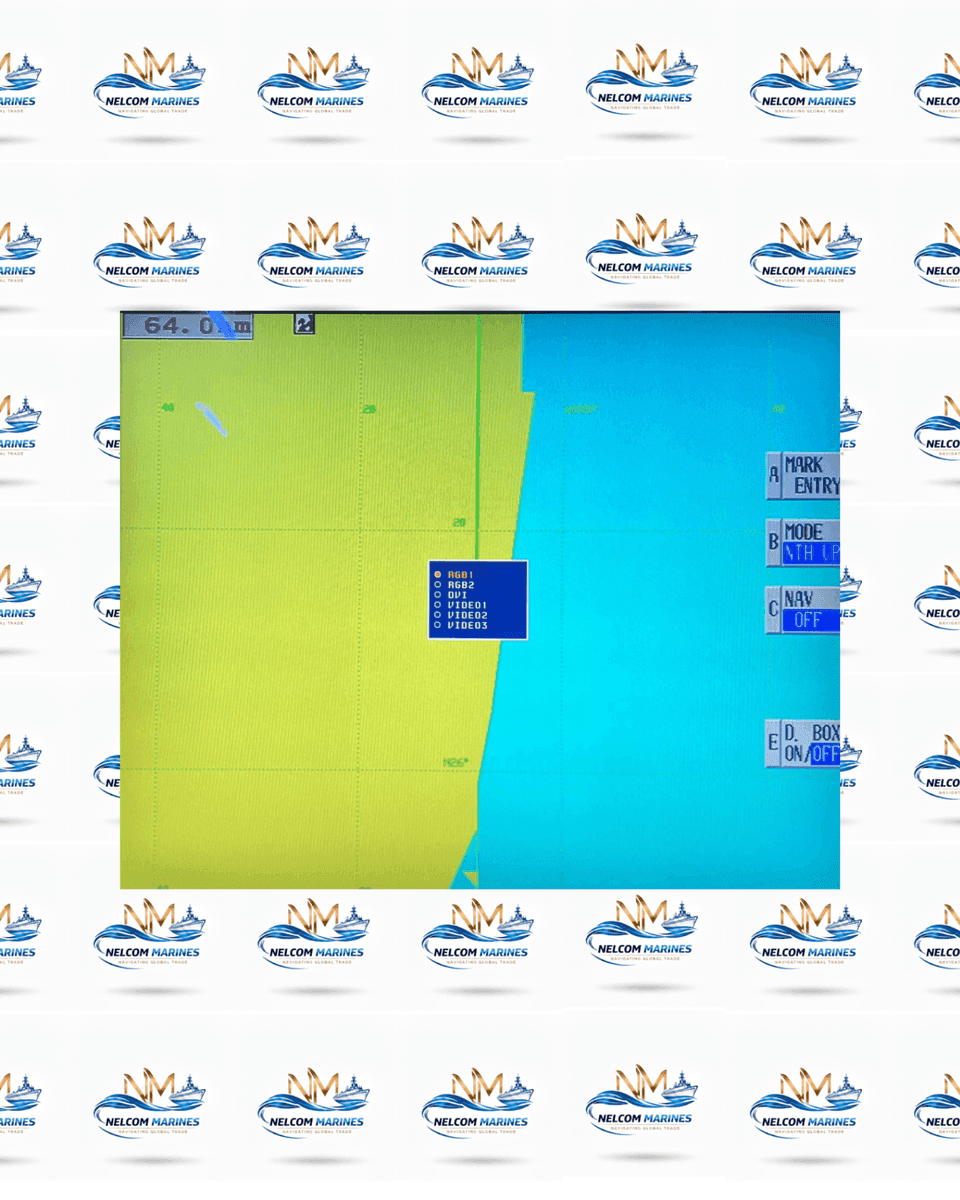 Click to enlarge Used FURUNO MU 170C FURUNO MU 170C MARINE DISPLAY UNIT - MARINE NAVIGATION from Alang Ship Breaking Yard