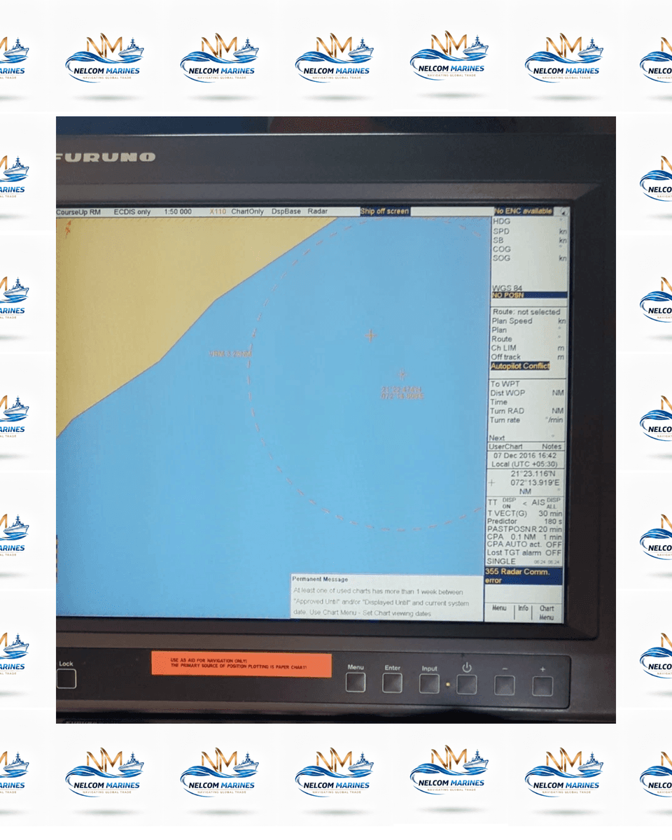 Used furuno MU 201CE MU 201CE MARINE DISPLAY UNIT - MARINE NAVIGATION Alang Spare Parts Market - View 4