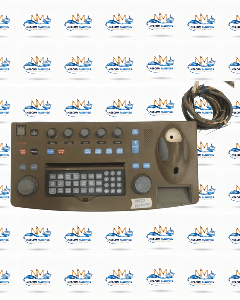 Used JRC JMA 9822 JRC JMA-9822 RADAR KEYBOARD AND TRACKBALL UNIT - MARINE NAVIGATION Alang Spare Parts Market - View 3