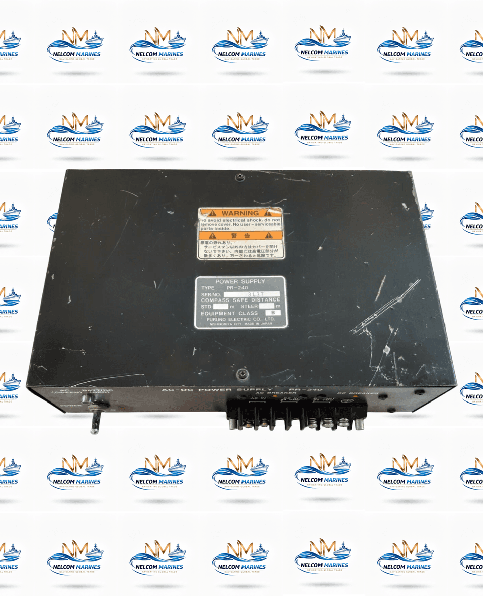 Used FURUNO PR-240 FURUNO PR-240 AC-DC POWER SUPPLY UNIT - MARINE NAVIGATION - Alang Marine Spares