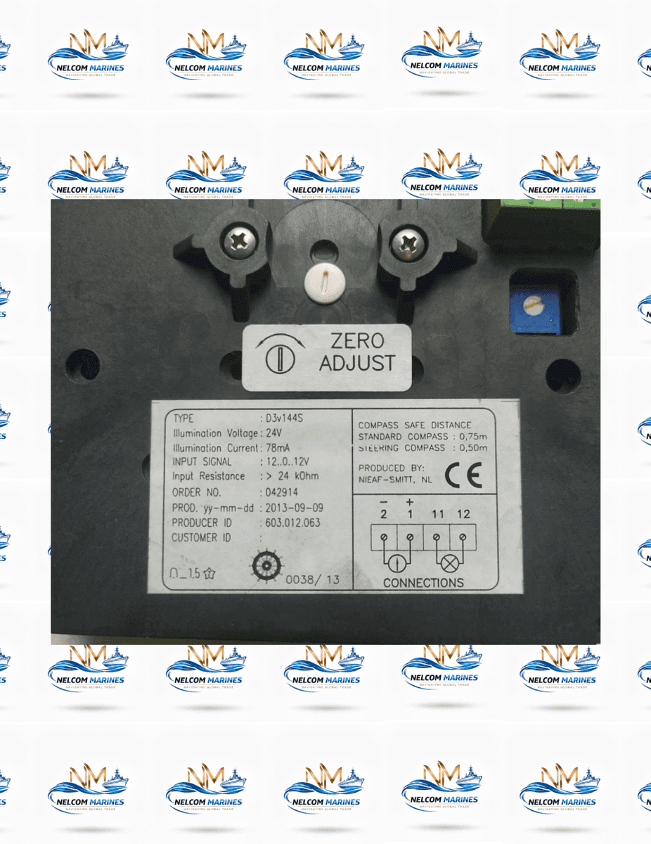 Used SPERRY MARINE KLPQ 144 SPERRY MARINE KLPQ 144 RUDDER ANGLE INDICATOR - MARINE NAVIGATION Alang Spare Parts Market - View 3