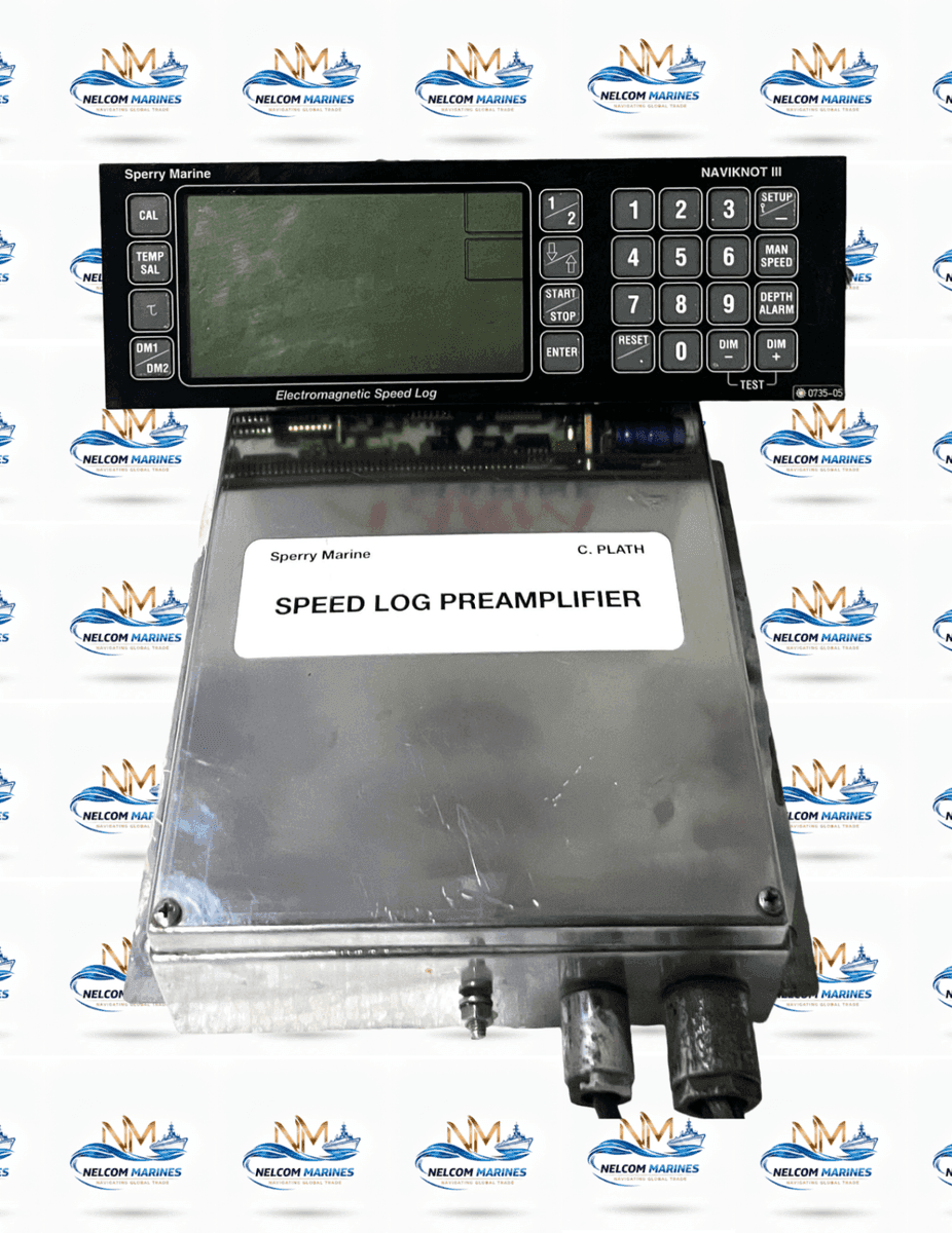 Used SPERRY MARINE NAVIKNOT3 SPERRY MARINE C.PLATH NAVIKNOT 3 ELECTROMAGNETIC SPEED LOG - MARINE NAVIGATION - Alang Marine Spares