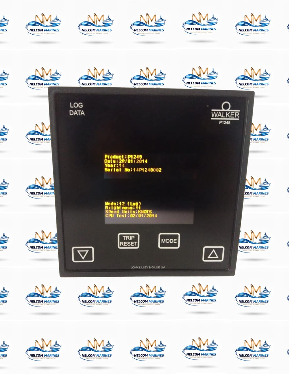 Used WALKER P1248 LOG INDICATOR WALKER P1248 LOG INDICATOR REPEATER - MARINE NAVIGATION Alang Spare Parts Market - View 2
